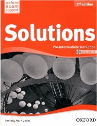 Solutions 2ED Pre-intermediate Workbook and Audio CD Pack